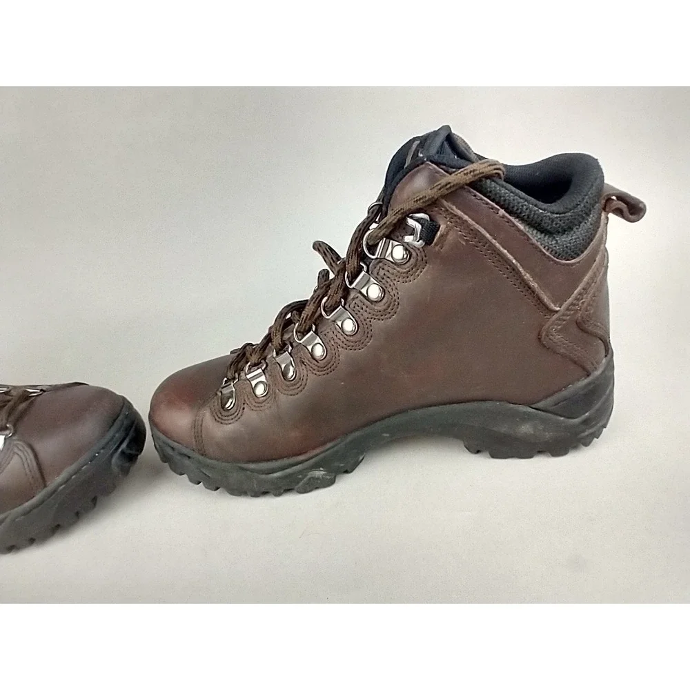 LaCrosse‎ Brown Lace Up Leather Hiking Boots Men's US 7.5 W Wide Chunky Chukka